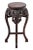 Chinese Chinese Carved Hardwood Pedestal Table For Sale - Image 3 of 4
