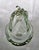 Hand Blown Clear Glass Pear Paperweight For Sale - Image 9 of 10