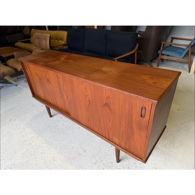 Vintage Danish Teak Sideboard, 1960s For Sale - Image 11 of 18