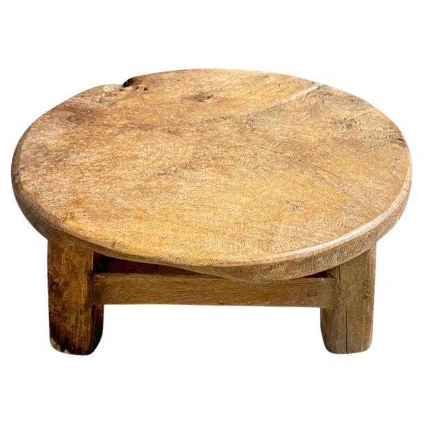 Lovely patina and character on this beautiful antique side table or stool. Circa 1950. We have a small collection. The...