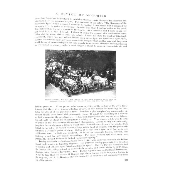 Paper "British Sports and Sportsmen: Modern Commerce Transport Motoring and Aviation" 1935 For Sale - Image 7 of 12