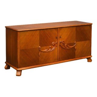 Vintage Art Deco Sideboard in Oak For Sale