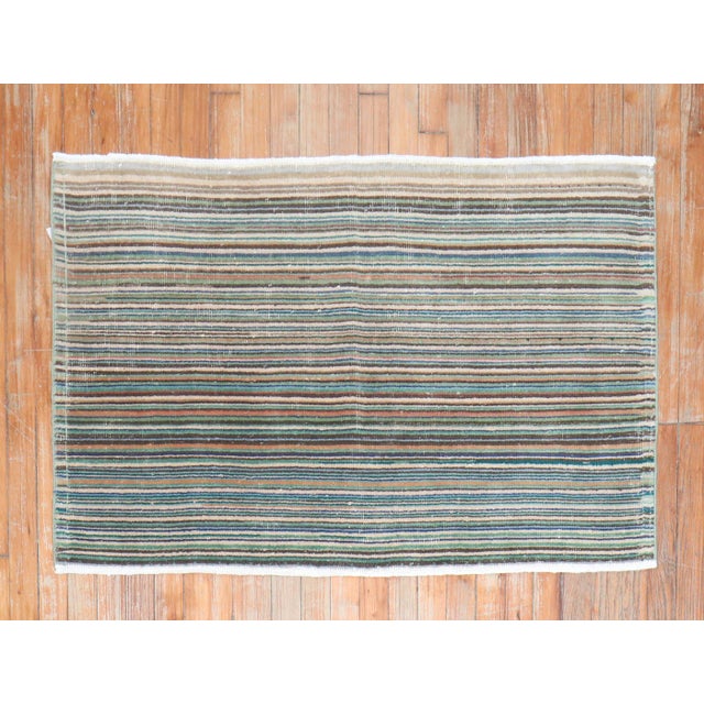 Mid 20th Century Turkish Deco Rug - 2'5" x 3'11" For Sale - Image 16 of 18