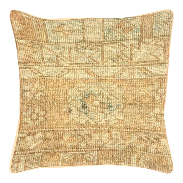 1960s Turkish Oushak Pillow For Sale