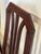 Dark Wood High-Back Upholstered Dining Chairs Set of 6 Mid-Century Modern For Sale - Image 4 of 12