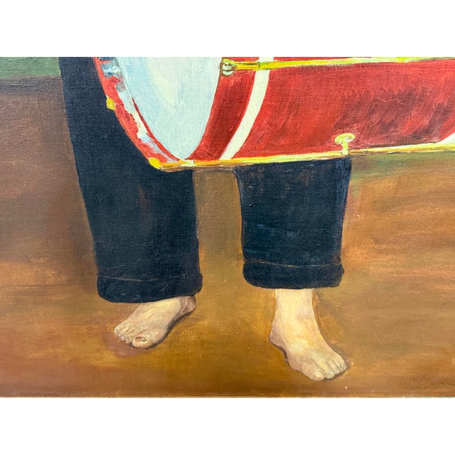Alexander Borisoff Sascha Oil on Canvas, Framed For Sale - Image 10 of 12