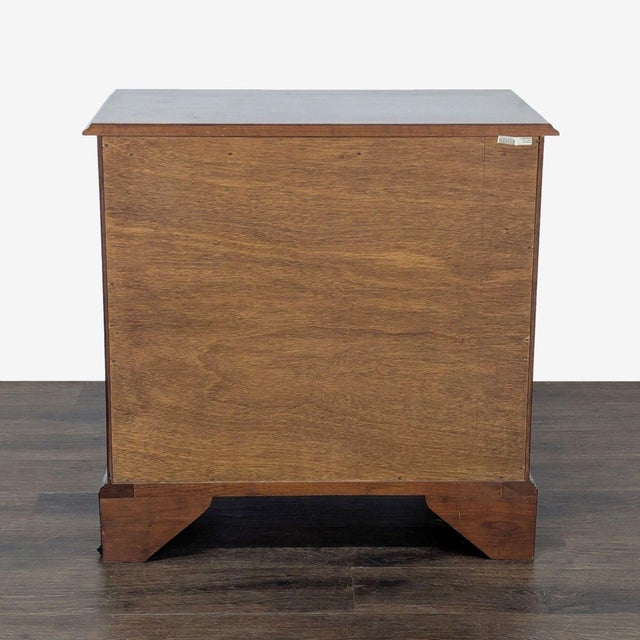 Stickley Chippendale Style Four Drawer Nightstand With Pull-Out Tray For Sale In San Francisco - Image 6 of 9