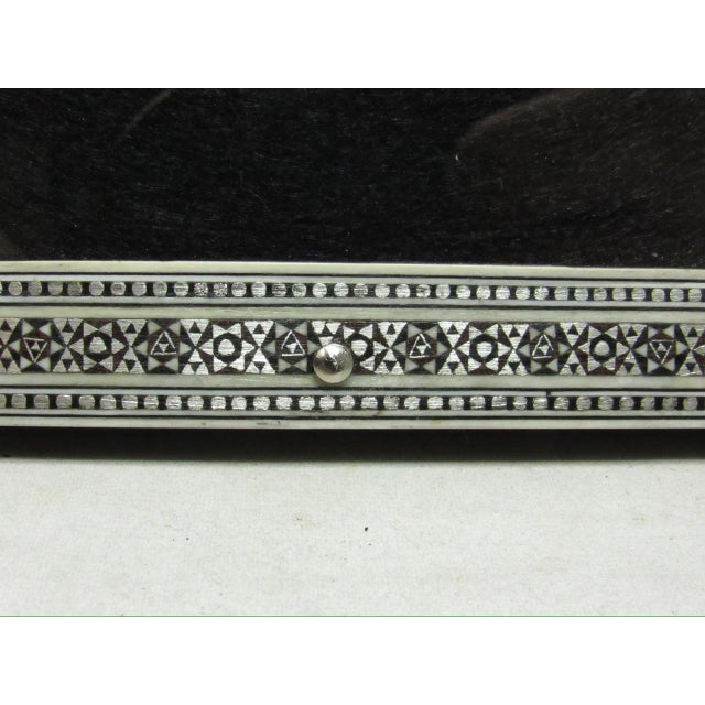Antique Anglo Indian Micromosaic Inlaid Photo Frame For Sale - Image 12 of 13