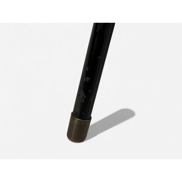 Tony Paul Style, Lacquered Iron, Walnut, Side Tables, Usa, 1960s For Sale - Image 10 of 11