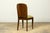 Set of Six 1930s French Art Deco Maple Dining Chairs in Olive Green Velvet For Sale - Image 11 of 18