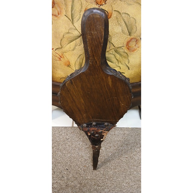 Vintage Wooden Bellows With Iron Tip For Sale - Image 6 of 12