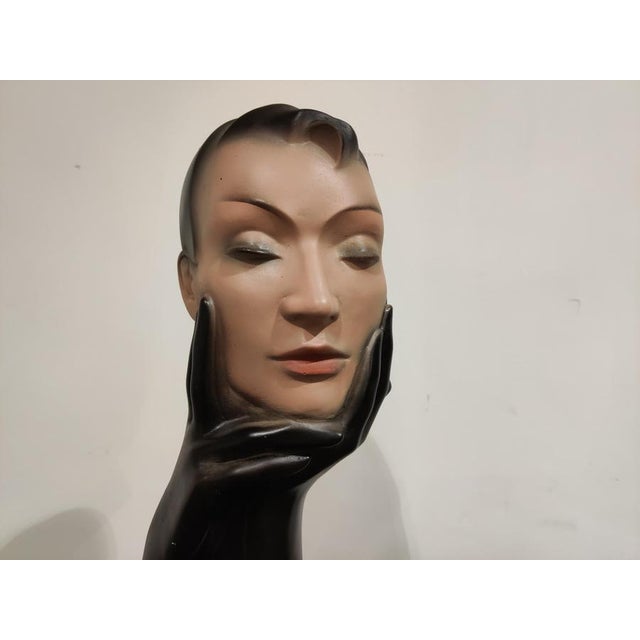 Black Vintage French Advertising Statue from Christian Dior, 1960s For Sale - Image 8 of 9