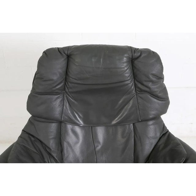 Late 20th Century Ekornes Leather Eldorado Lounge Chair & Ottoman For Sale - Image 16 of 16