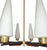 Stilnovo 1950s Uplight Chandelier Designed by Stilnovo. Italy For Sale - Image 4 of 7