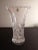 This is a Vintage Cristal D’ Arques France Star Pattern 24% Lead 9" Crystal Vase. Procured at auction BOX 14