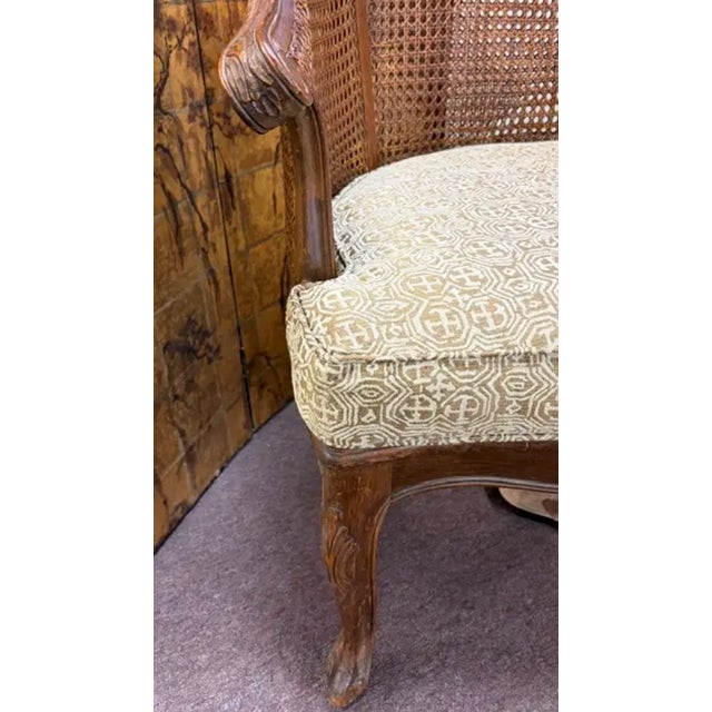 Mid 20th Century Hendrix Allardyce Caned Bergere Chair For Sale In New York - Image 6 of 10