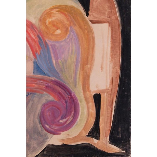 Maurice Blond, the Artists Studio, 1974, Oil on Canvas For Sale - Image 4 of 10