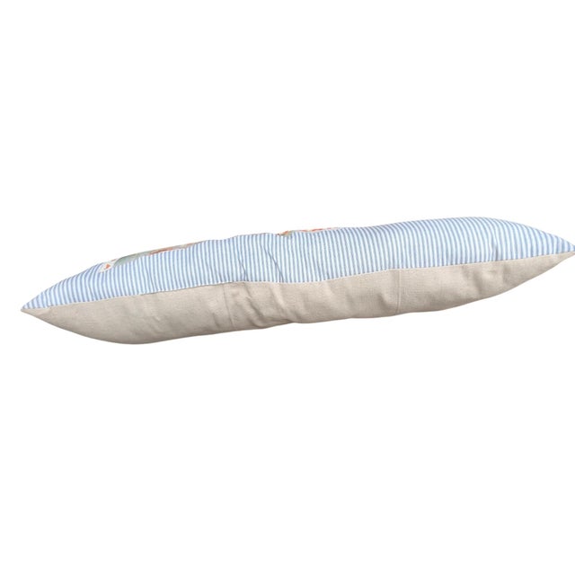 Handcrafted Custom San Francisco Pennant Flag Lumbar Pillow For Sale - Image 9 of 11