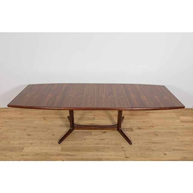 Mid-Century Modern Rosewood Extending Dining Table, Denmark, 1960s For Sale - Image 14 of 18