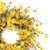 Kenneth Ludwig Chicago Yellow Daisy Floral Wreath 23"D For Sale - Image 4 of 4