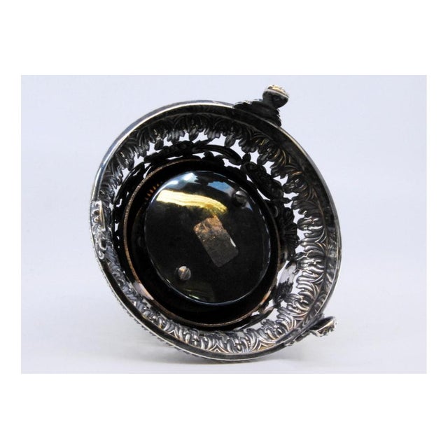 Victorian Silver Bell with Corded Base, Shells, Garland and Zoomorphic Feet For Sale - Image 6 of 10