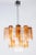 Murano Gold and Clear Glass Tronchi Chandelier, 1970s For Sale - Image 13 of 16