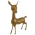Brass Doe Sculpture, French, Circa 1970 For Sale - Image 11 of 11