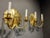 1940s 1940s Large Sunburst Bronze Sconces For Sale - Image 5 of 8