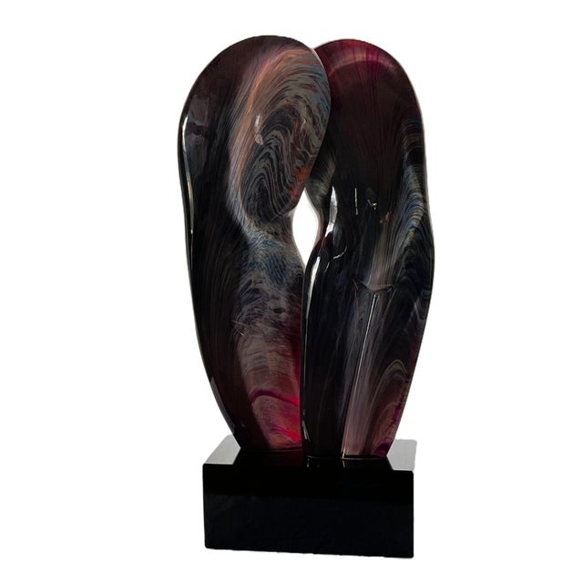 Dino Rosin “Simbosi” Calcedonia Abstract Multicolor Glass Sculpture For Sale - Image 14 of 18