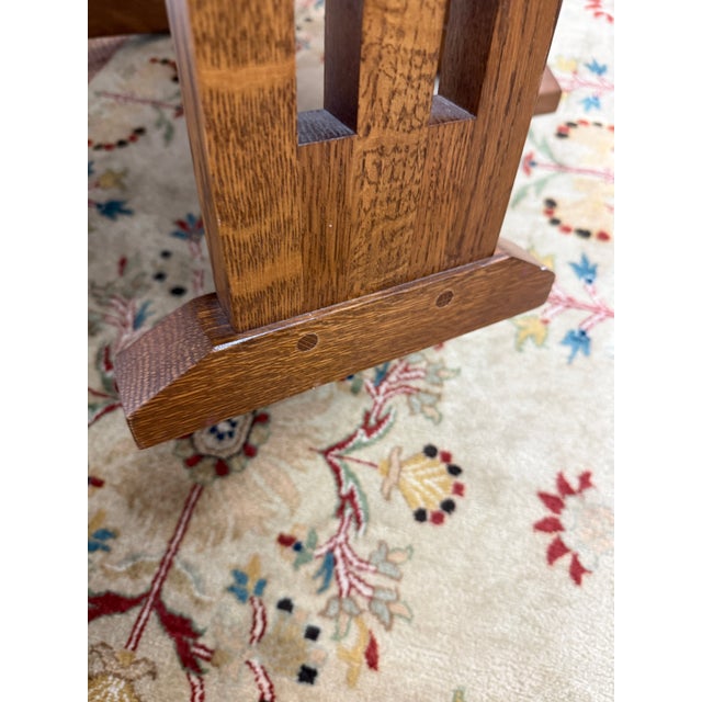 Stickley Mission Collection Round End Table For Sale - Image 11 of 12