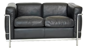 Leather LC 2 Sofa from Cassina