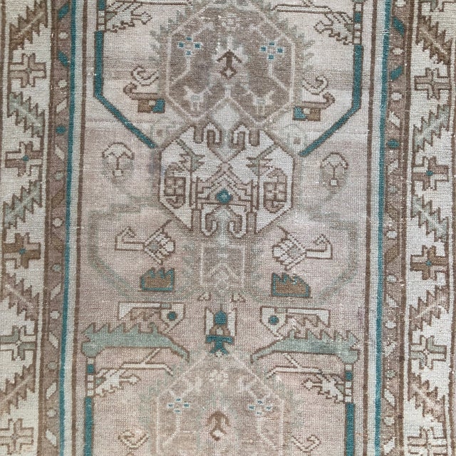 Art Deco Antique Runner Rug | Art Deco Design | 3x10 For Sale - Image 3 of 8