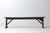 Antique Folk Art Side Bench in Ebonised Wood, 1890s For Sale - Image 4 of 12