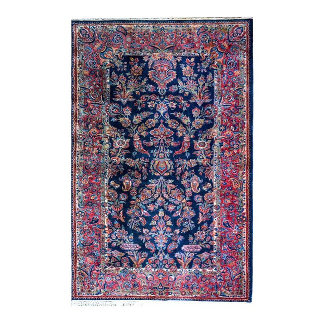 Early 20th Century Persian Kashan Rug For Sale