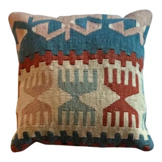 Wool Kilim Decorative Pillow For Sale