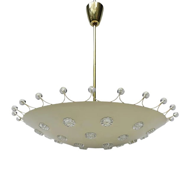 Ceiling Light from L.A. Riedinger Bronzewarenfabrik Augsburg, 1950s For Sale