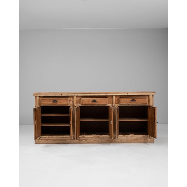 19th Century France Tan Wood Storage Cabinets & Cupboards For Sale - Image 4 of 11
