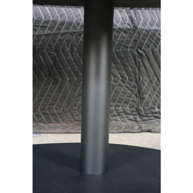 Ceramic Lerin Ceramic Faux Marble Modern Contemporary Coffee Table 57" For Sale - Image 7 of 16