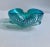 Mid 20th Century Italian Mid Century Seguso Murano Attributed Turquoise & Silver Averturine Dish For Sale - Image 5 of 17