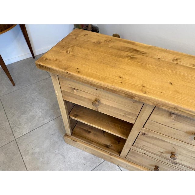 Antique Reclaimed Wood Shop Cabinet For Sale - Image 11 of 17