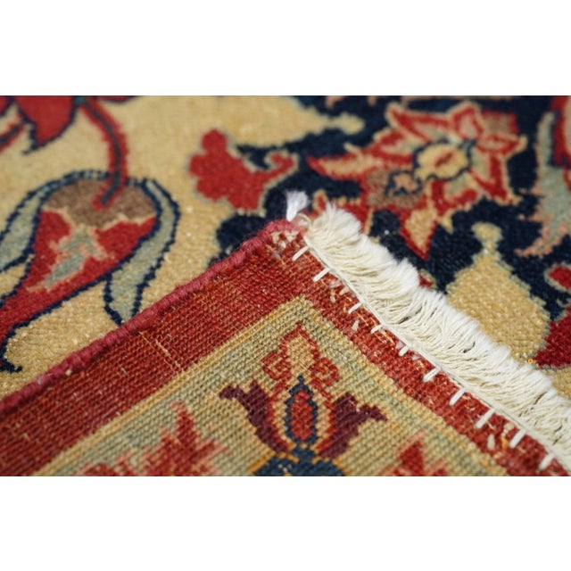 Traditional 1940s Vintage Isfahan Rug 7'7'' x 10'11'' For Sale - Image 3 of 11