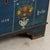 1926 Original Blue Hand-Painted Pine Flat Top Trunk For Sale - Image 13 of 15