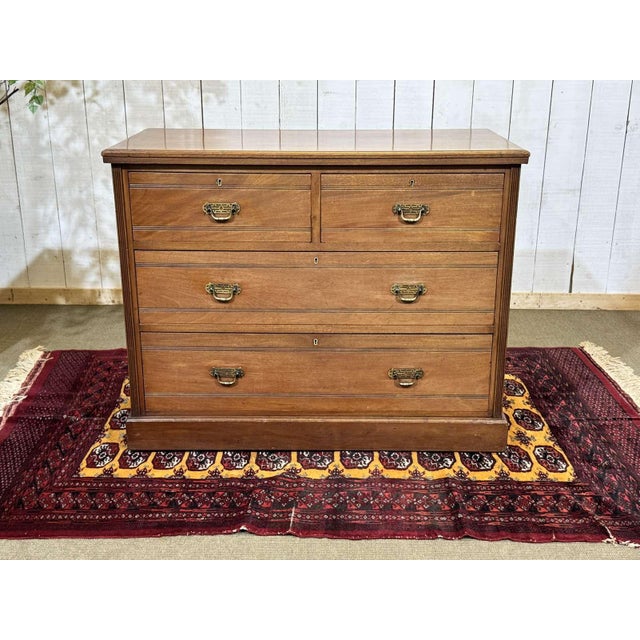 19th Century Victorian Mahogany Chest of Drawers For Sale - Image 16 of 16