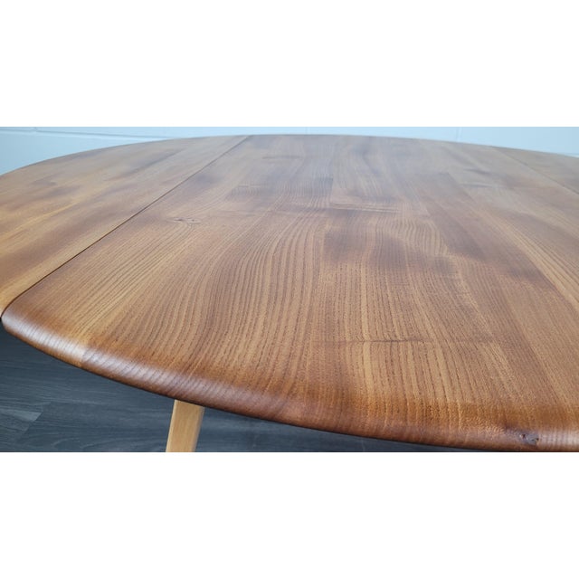 Ercol Drop Leaf Dining Table by Lucian Ercolani for Ercol, 1970s For Sale - Image 4 of 12