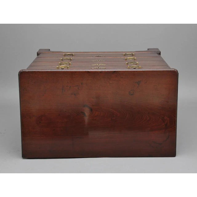 Mahogany Brushing Slide Chest, 1780s For Sale - Image 6 of 10