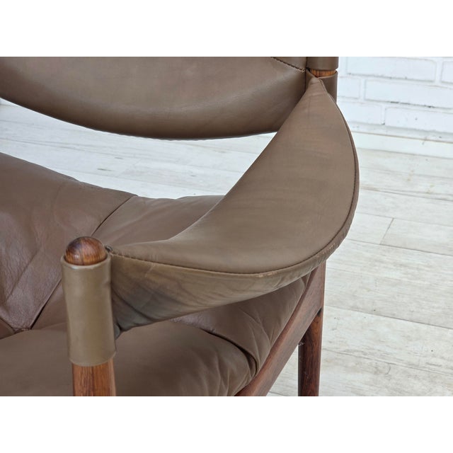 Danish Modus Highback Armchair by Kristian Vedel for Søren Wiladsen, 1974 For Sale - Image 11 of 18