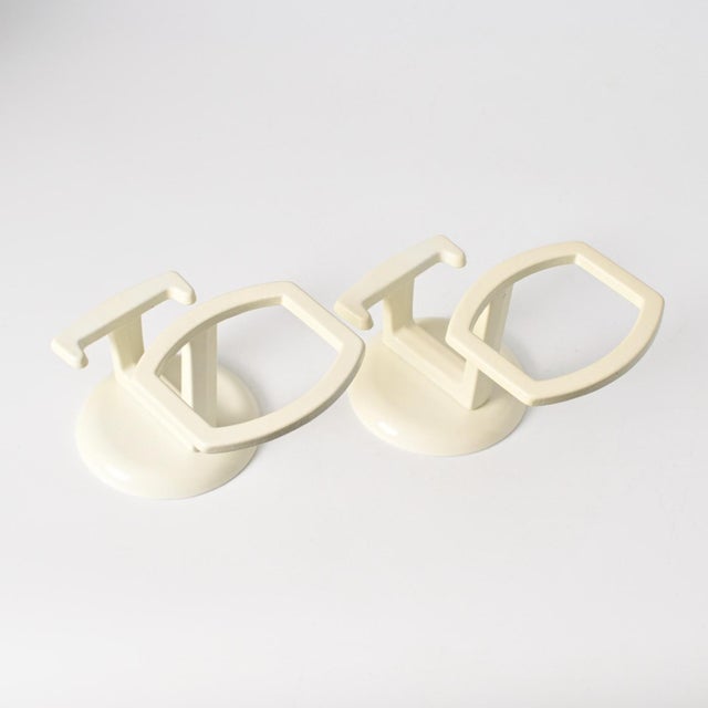 German Space Age Metal Coat Hooks from Schönbuch, 1970s, Set of 2 For Sale - Image 6 of 10