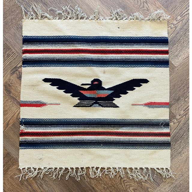 1940s Native American Style Wall Hanging For Sale In Denver - Image 6 of 7