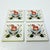 Late 20th C Swedish Gustavian Boho Chic Dala Horse Coasters - Set of 4 For Sale - Image 10 of 10