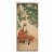 Pre-1940 Showa Era Japanese Printed Scroll "Seated Samurai" For Sale